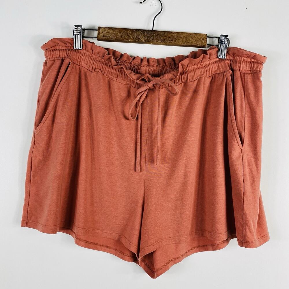 Ann Taylor LOFT Sleep Shorts XXL Drawstring Paperbag Waist